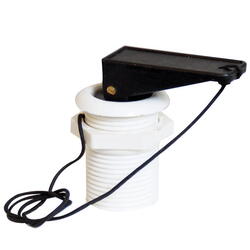 Lænseprop med gennemføring ø32/25mm l-46mm