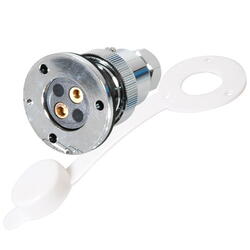 1852 dæksstik 2 poler 5amp - kraftig