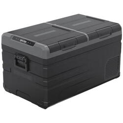 1852 køleboks 95l med kompressor, 2-delt køl/frys 12/24/230v