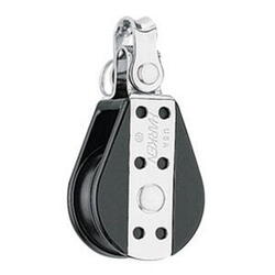 Harken Big Bulletblok 38 mm enkelt, sjækkel