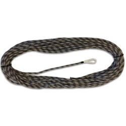 Liros Dyneema fald m/loop 10mm x 35 mtr grå/hvid