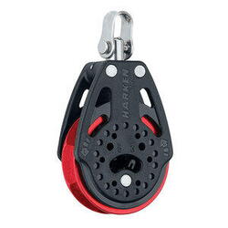 Harken Ratchet blok 57 mm enkelt m. svirvel