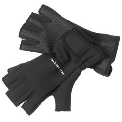 Kinetic neoprene handske "half finger" xl sort