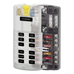 Blue sea sikringsholder, 2x6 sikringer