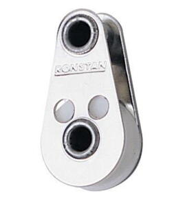 Ronstan enkeltblok med rør nitte 19mm