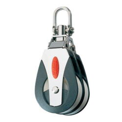 Ronstan dobbeltblok med 2-vejssjækel s40