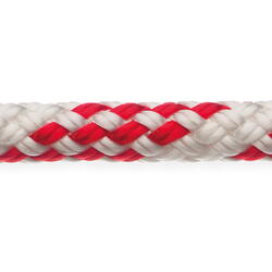 Robline sirius 300 6mm hvid/rød 200m
