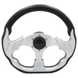 Sportsrat sort med alu, ø 318x303 mm, med 3/4" std. nav sort