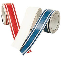 Dekotape med 3 striber 50mm, 3 blå farver