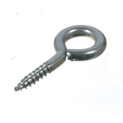 Øje med skrue l-45mm rf 4stk