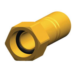 Whale adapter hun 3/8" - 15 mm messing  bulk