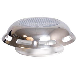 Solcelle ventilator rf med batteri og kontakt