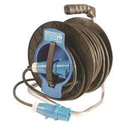 Kabeltromle cee han / cee hun 25 mtr. 3 x 1,5mm2