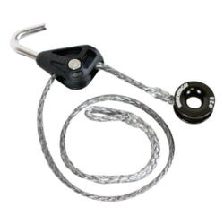 Sprydstage snor med blok og thimble