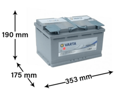 VARTA LA95 - 12V 95Ah (Dual Purpose AGM)