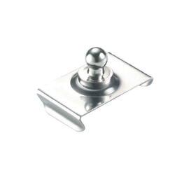 Loxx tap med rf stål plade til vindskærm 21mm, 10stk