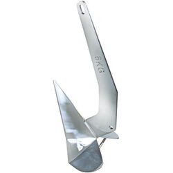 Dc - delta anker 16 kg 316 rf stål - til både 10-13 m