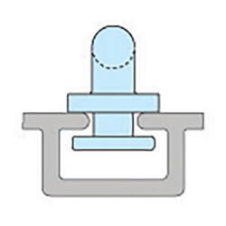 Bainbridge Allslip Mast Slides 19mm for Internal T