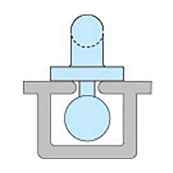 Bainbridge Allslip Mast Slugslides 12.5mm