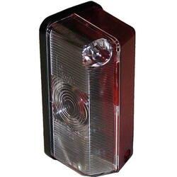 Side makerings lygte hvid/rød 41x90x41mm