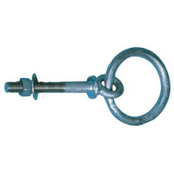 Fortøjningsring maskinskrue galv 12x100mm
