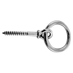 Bådring med træskrue rf 12mm