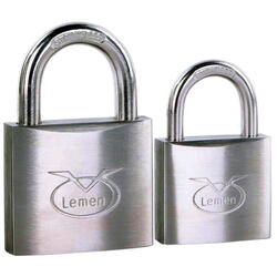 Hængelås lemen syrefast stål 50mm