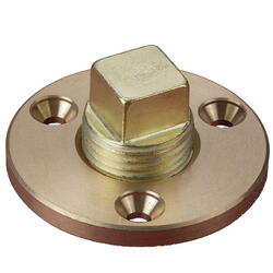 Lænseprop messing udvendig ø55mm, indvendig ø: 19mm