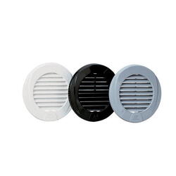 Ventilgælle ø3"-76mm sort