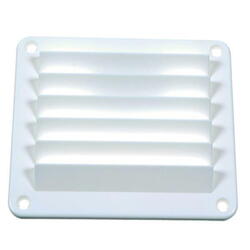 Ventil hvid plast 125 x 140mm