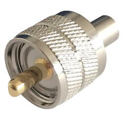 Glomex vhf stik pl259 til crimpning på rg8x kabel