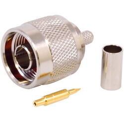 N hanstik til 6mm kabel (rg58) - crimpning