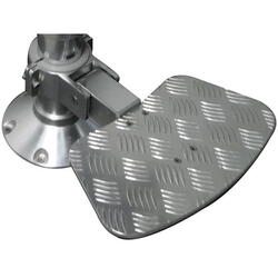 Esm fodhviler eloxeret aluminium til konsol ø73 & 87mm