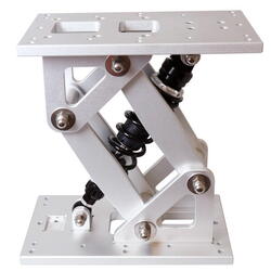 Esm shock piedestal, eloxeret med sort fjeder
