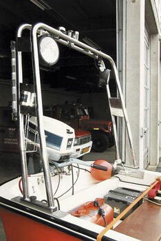 Targa bøjle for jolle rør ø40/32mm b: 1,5-2,25m