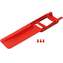 Hånd paddel rød abs plast