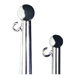 Flagspil aisi 316 med click montering l-1200mm ø25mm