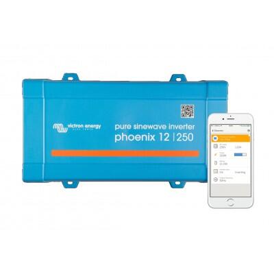 Victron phoenix inverter 12v 200w ren sinus med ve direct