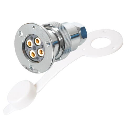 1852 dæksstik 4 poler 5amp - kraftig