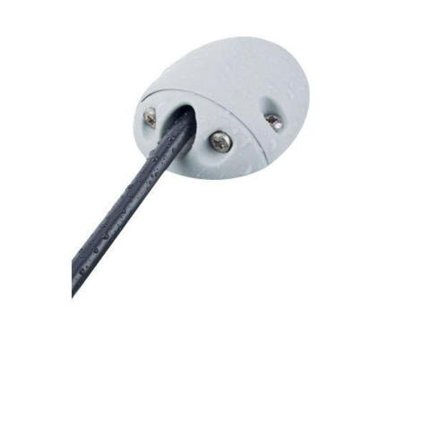 90° kabel gennemføring grå nylon 7-9mm kabel