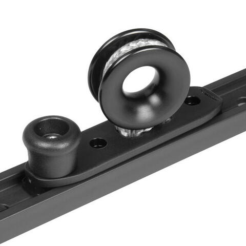 Ronstan c-slæde med ring og fjederstop