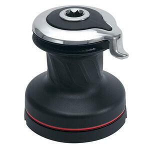 Harken Radial skødespil ST 1-speed  sort alu.