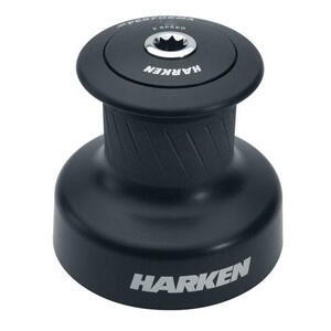 Harken Radial skødespil PT 2-speed  sort alu.