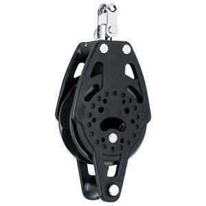Harken Ratchet blok 57 mm enkelt m. svirvel og hun