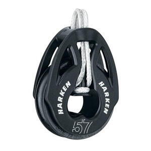 Harken T2 Blok 57 mm enkelt m. LOOP