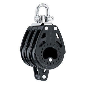 Harken Carbo Blok 57 mm tripel, svirvel, hunsvot