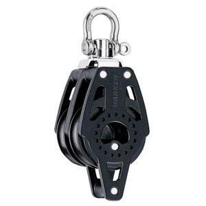 Harken Carbo Blok 40 mm dobbelt, svirvel, hunsvot