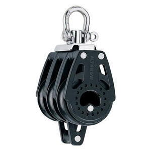Harken Carbo Blok 40 mm tripel, svirvel, hunsvot