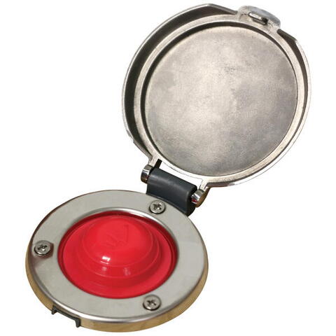 Lofrans fodkontakt rf hus 12/24v op - sort