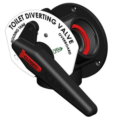 Trudesign trevejshane 1 1/2" montering gennem skot sort